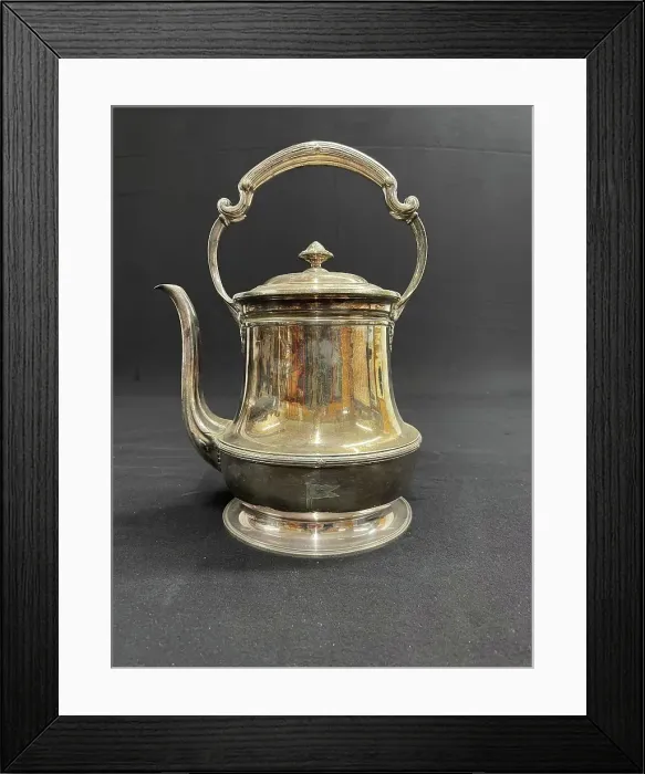 Framed Print : White Star Line, Elkington plate tea[pt Framed Print : White Star Line, Elkington plate tea[pt
