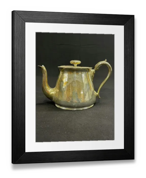Framed Print : White Star Line, First Class Elkington plate teapot Framed Print : White Star Line, First Class Elkington plate teapot