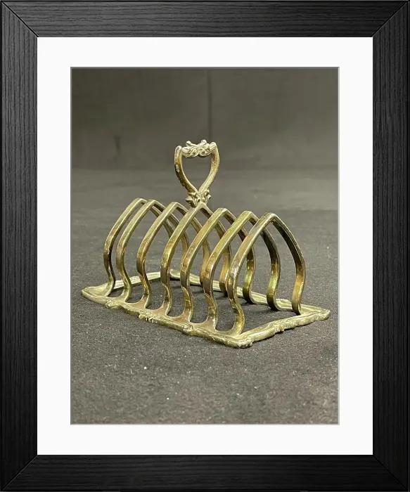 Framed Print : White Star Line, First Class six division toast rack