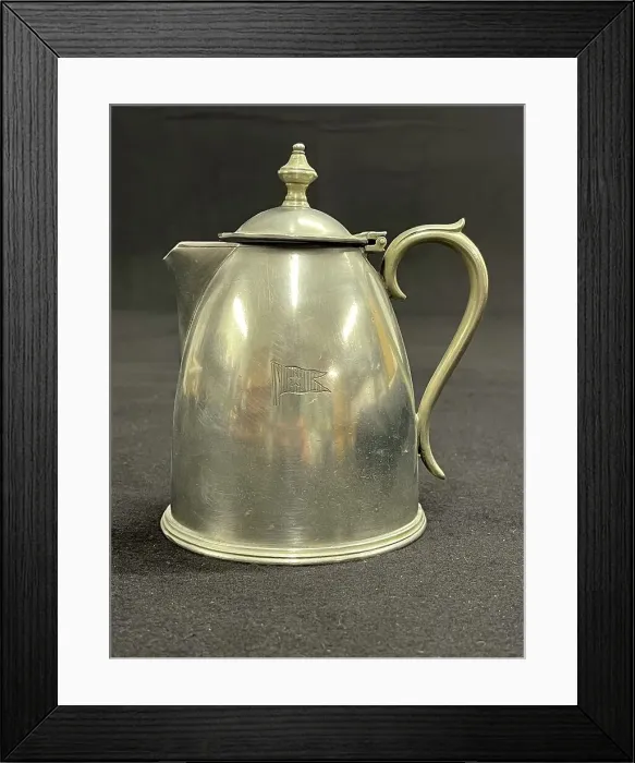 Framed Print : White Star Line, Elkington plate hot water jug