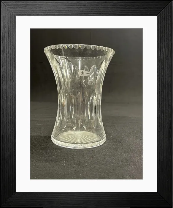 Framed Print : White Star Line, cut glass flower vase Framed Print : White Star Line, cut glass flower vase