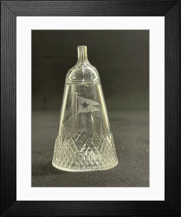 Framed Print : White Star Line, cut glass Stuart Crystal bitters pot Framed Print : White Star Line, cut glass Stuart Crystal bitters pot