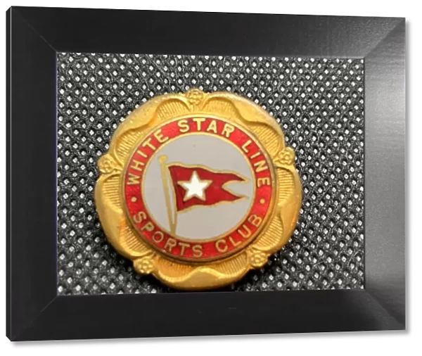 White Star Line, sports club brooch