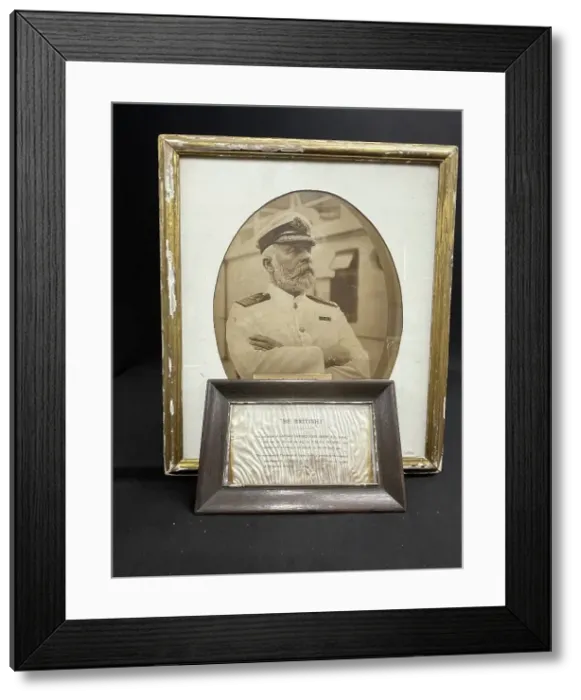 Framed Print : RMS Titanic, photograph, Captain Edward John Smith Framed Print : RMS Titanic, photograph, Captain Edward John Smith