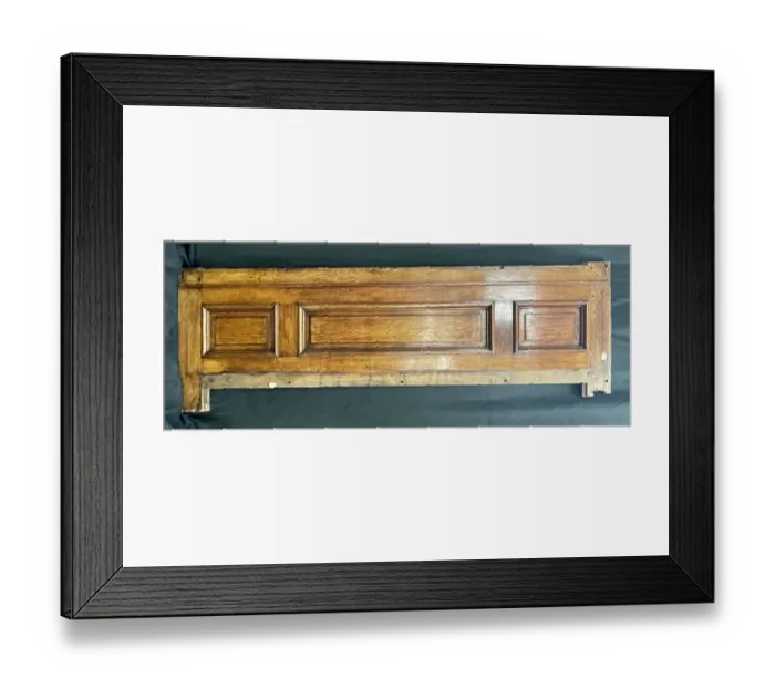 Framed Print : RMS Olympic, complete multiple panel, polished oak Framed Print : RMS Olympic, complete multiple panel, polished oak