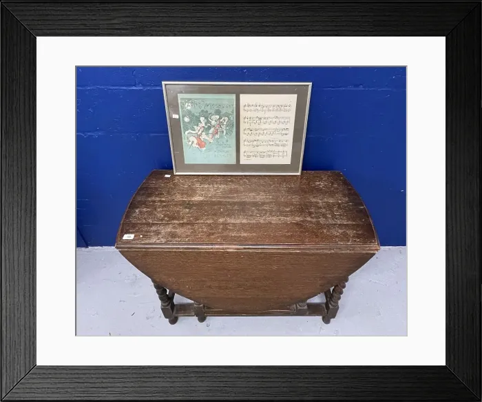Framed Print : RMS Titanic table on which composer Archibald Joyce wrote Framed Print : RMS Titanic table on which composer Archibald Joyce wrote