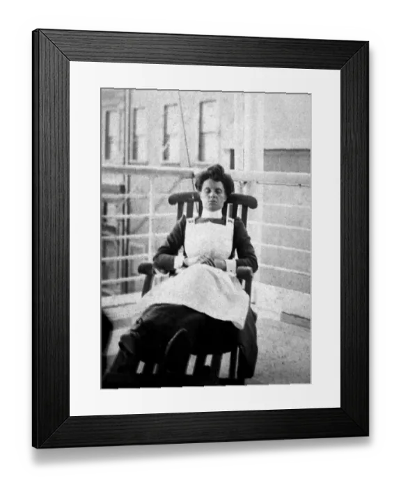 Framed Print : RMS Titanic, Annie Martin, stewardess in uniform, photo Framed Print : RMS Titanic, Annie Martin, stewardess in uniform, photo