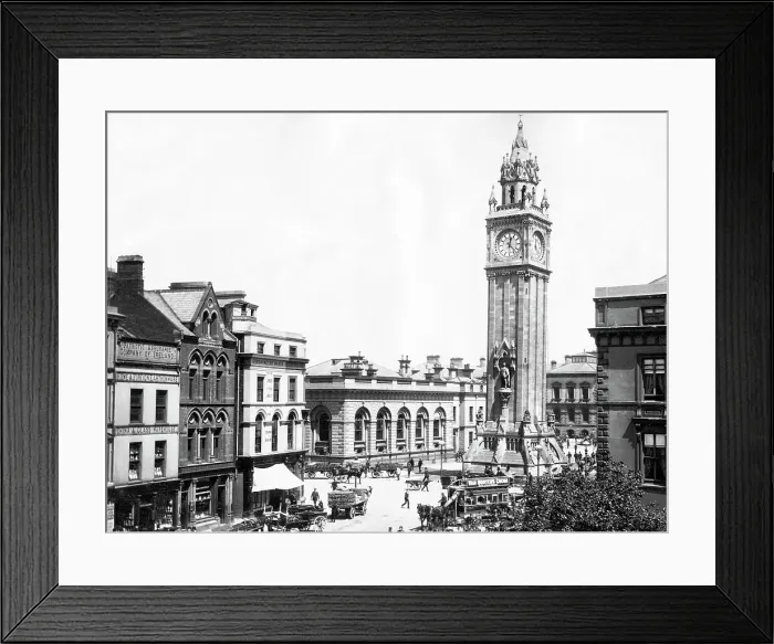 Framed Print : Belfast Albert Place early 1900s Framed Print : Belfast Albert Place early 1900s