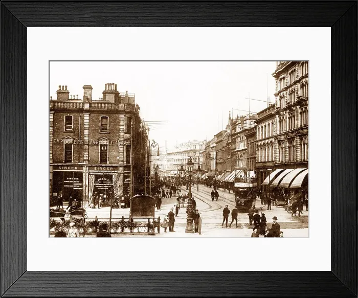 Framed Print : Belfast Donegal Place early 1900s Framed Print : Belfast Donegal Place early 1900s
