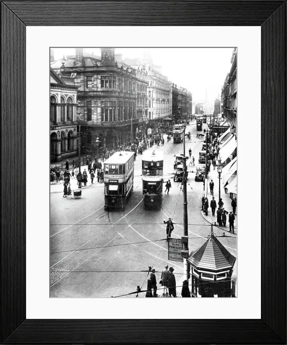 Framed Print : Royal Avenue from Castle Junction, Belfast, Ireland Framed Print : Royal Avenue from Castle Junction, Belfast, Ireland