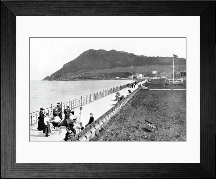 Framed Print : Bray Esplanade early 1900s Framed Print : Bray Esplanade early 1900s