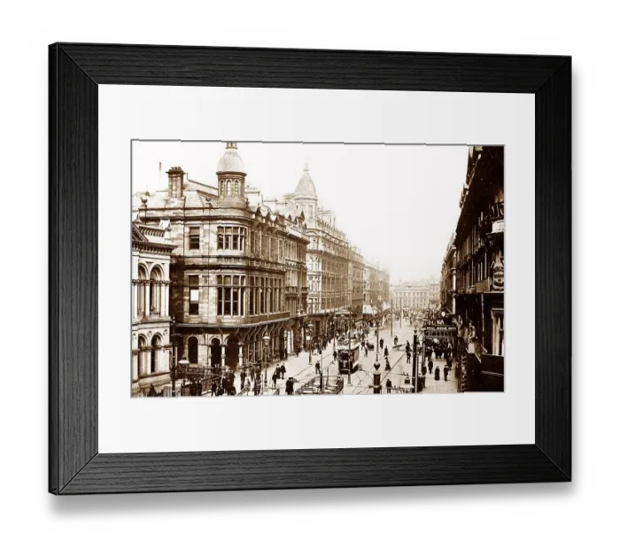 Framed Print : Belfast Royal Avenue early 1900s Framed Print : Belfast Royal Avenue early 1900s
