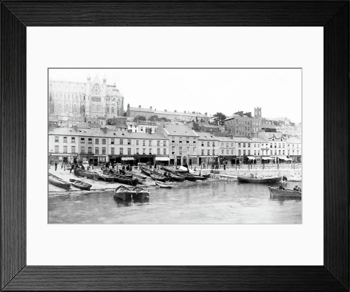 Framed Print : Cobh / Queenstown East Beach early 1900s Framed Print : Cobh / Queenstown East Beach early 1900s