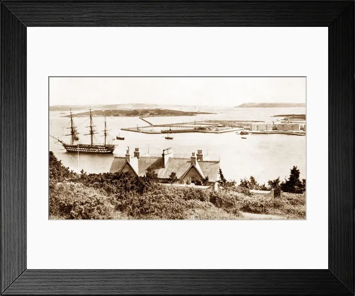 Framed Print : Cobh / Queenstown Harbour early 1900s Framed Print : Cobh / Queenstown Harbour early 1900s