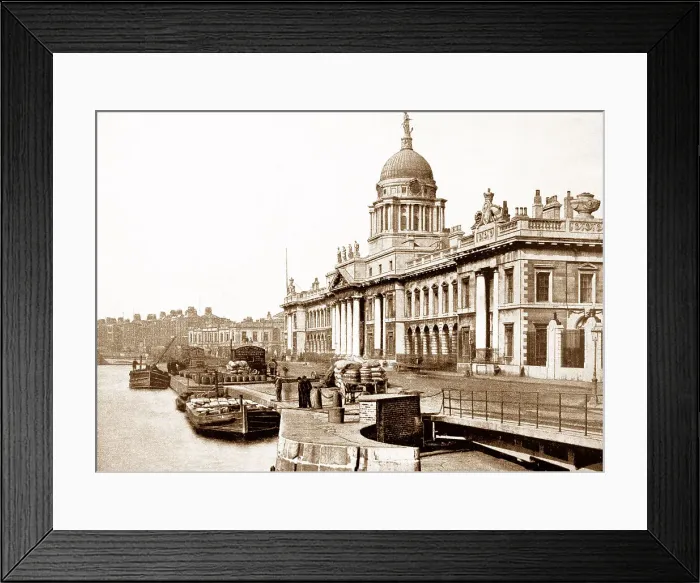 Framed Print : Custom House, Dublin, Ireland Framed Print : Custom House, Dublin, Ireland