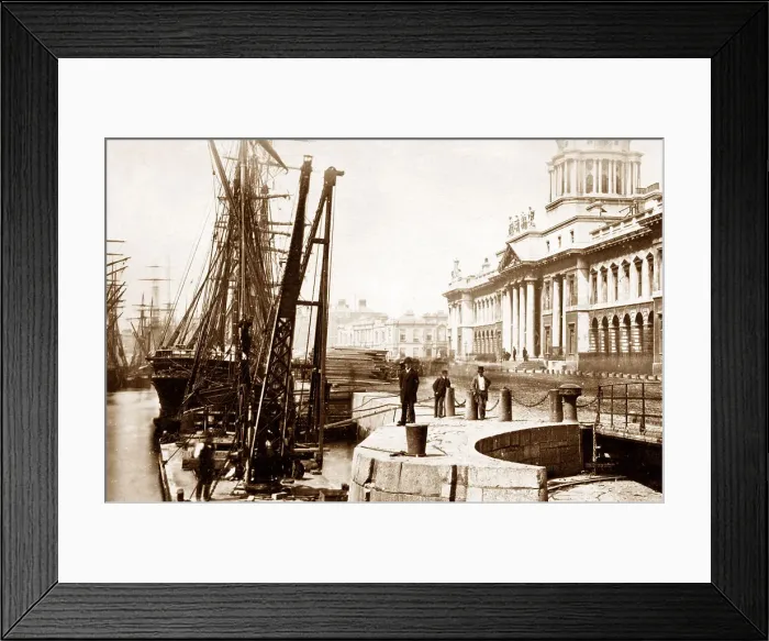 Framed Print : Custom House, Dublin, Ireland Framed Print : Custom House, Dublin, Ireland
