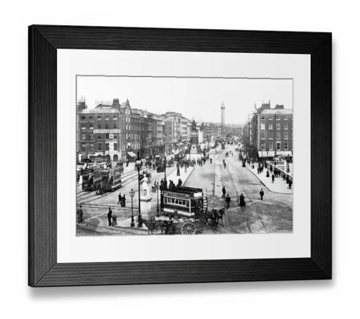 Framed Print : Dublin Sackville Street Victorian period Framed Print : Dublin Sackville Street Victorian period