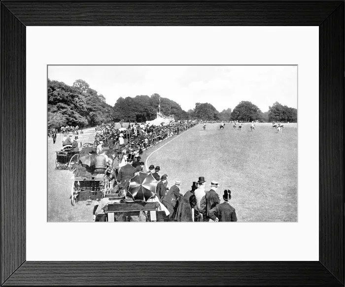 Framed Print : Dublin Pheonix Park Polo Match early 1900s Framed Print : Dublin Pheonix Park Polo Match early 1900s
