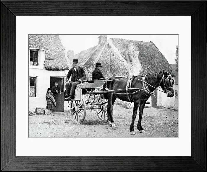 Framed Print : Irish jaunting car, Galway Ireland Framed Print : Irish jaunting car, Galway Ireland