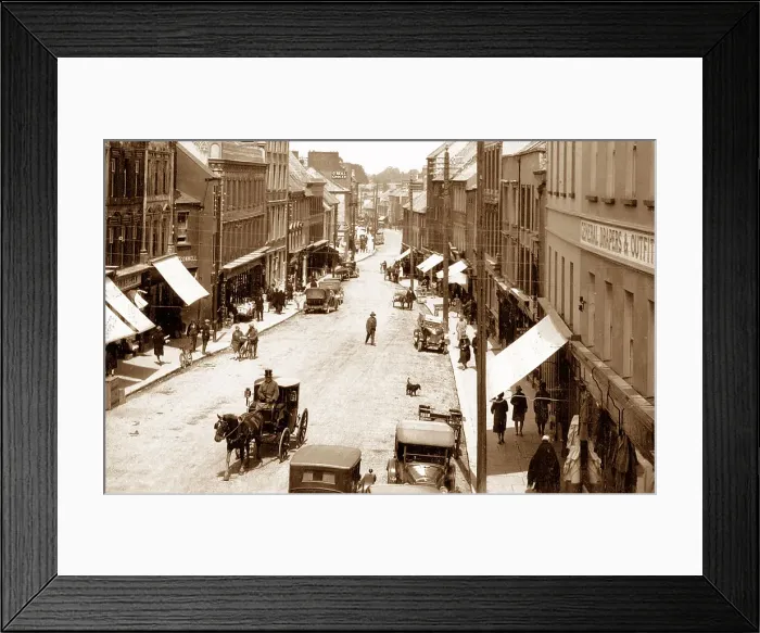 Framed Print : Kilkenny High Street probably 1920s Framed Print : Kilkenny High Street probably 1920s