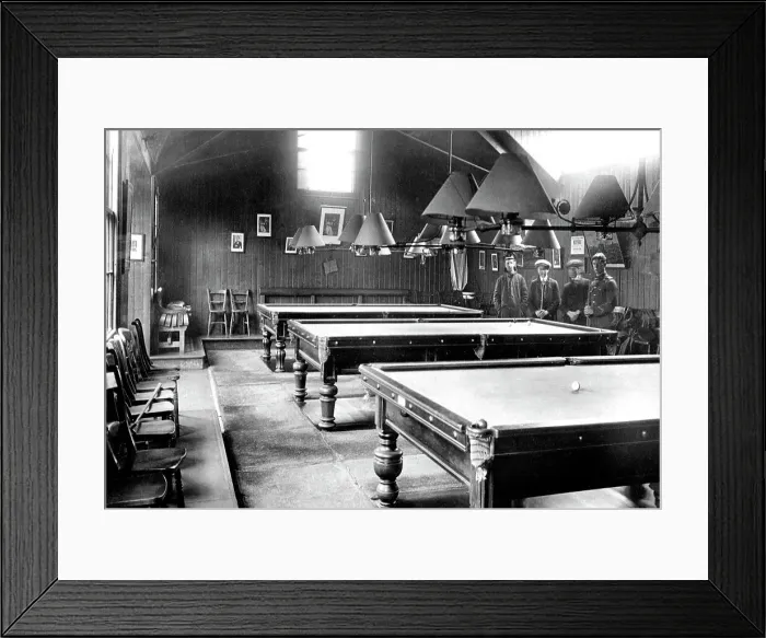 Framed Print : Playing billiards, Longmoor Military Camp Framed Print : Playing billiards, Longmoor Military Camp