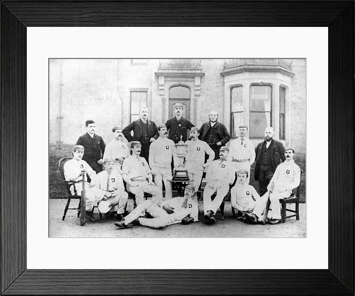 Framed Print : Elland Cricket Club in 1889 Framed Print : Elland Cricket Club in 1889