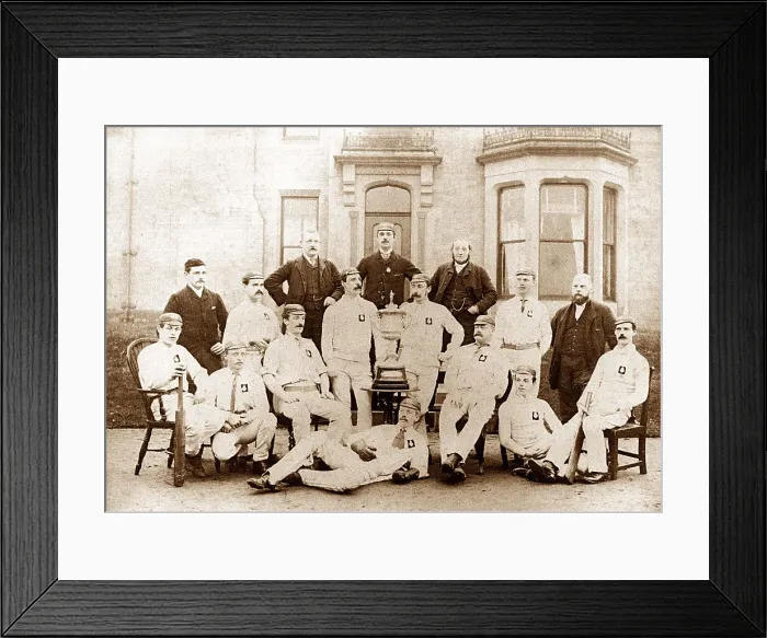 Framed Print : Elland Cricket Club in 1889 Framed Print : Elland Cricket Club in 1889