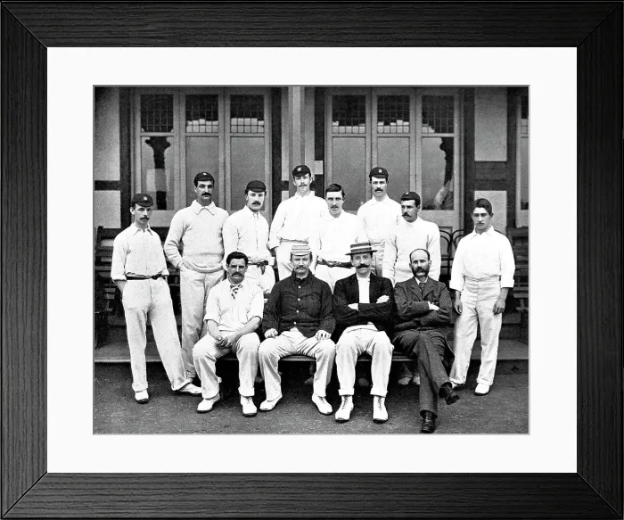 Framed Print : Warwickshire CC Cricket Team in 1895 Framed Print : Warwickshire CC Cricket Team in 1895
