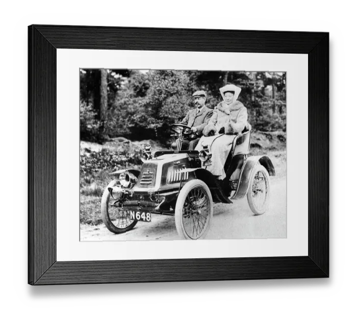 Framed Print : Early motor car Framed Print : Early motor car