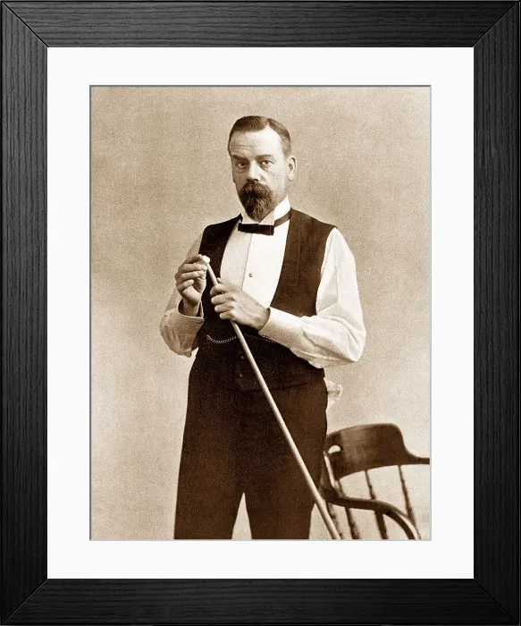 Framed Print : W Mitchell Billiards Champion Framed Print : W Mitchell Billiards Champion