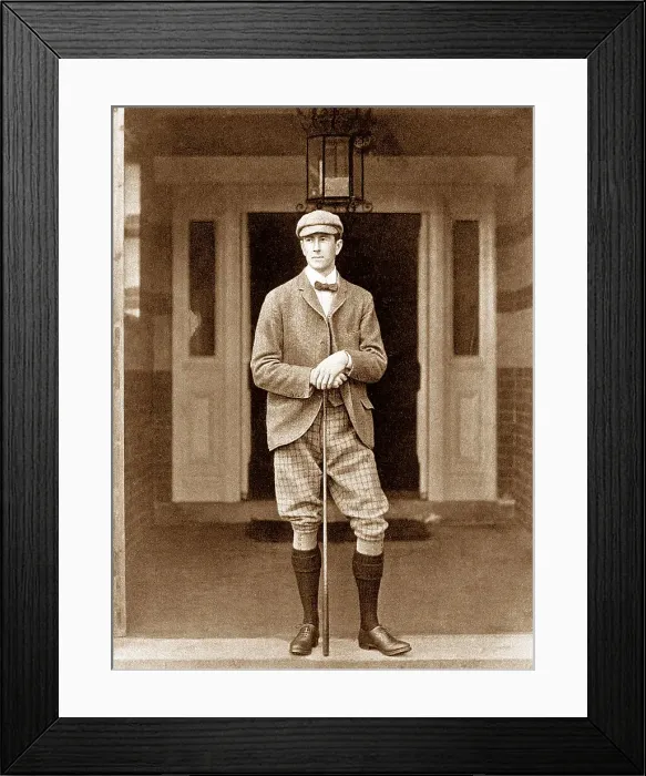 Framed Print : Golfer C E Dick Framed Print : Golfer C E Dick