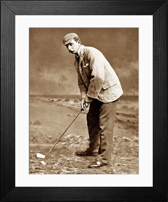 Framed Print : Golfer J E Laidlaw Framed Print : Golfer J E Laidlaw
