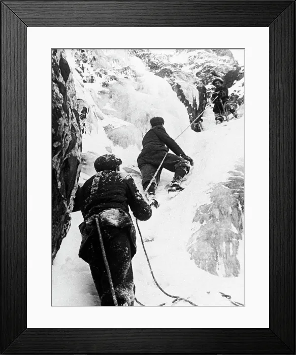 Framed Print : Climbing Skew Gill, Lake District Framed Print : Climbing Skew Gill, Lake District