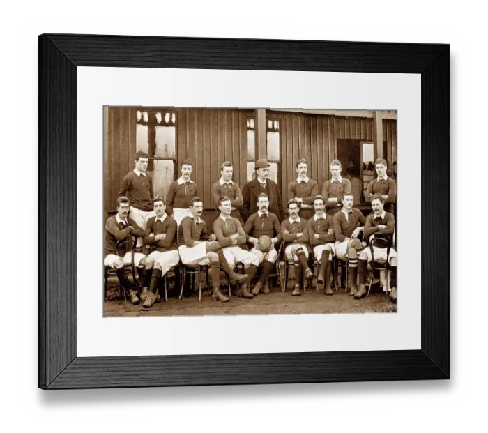 Framed Print : Rugby Ireland National Team circa 1895 Framed Print : Rugby Ireland National Team circa 1895