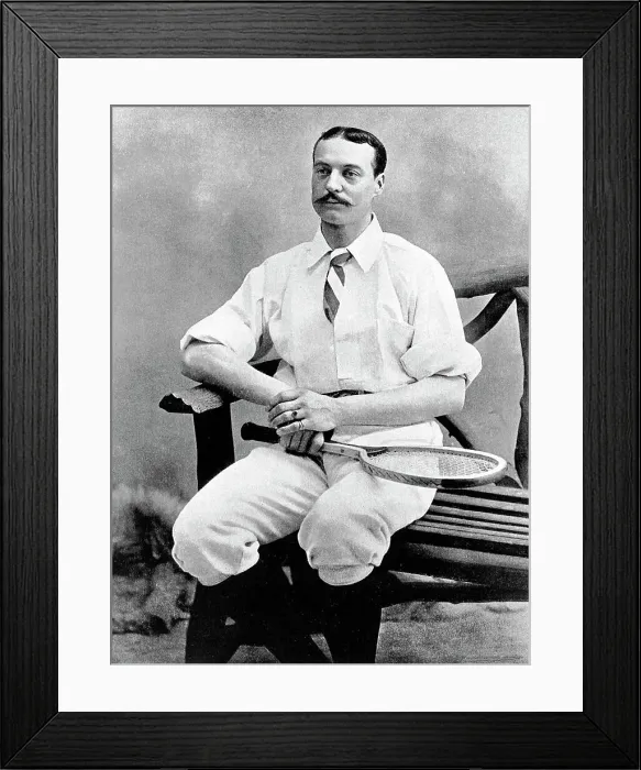 Framed Print : Mr. E W Lewis Tennis Player Framed Print : Mr. E W Lewis Tennis Player