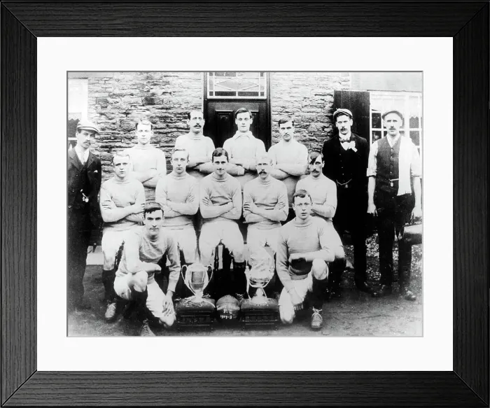 Framed Print : Thorpe Hesley FC in 1908 Framed Print : Thorpe Hesley FC in 1908