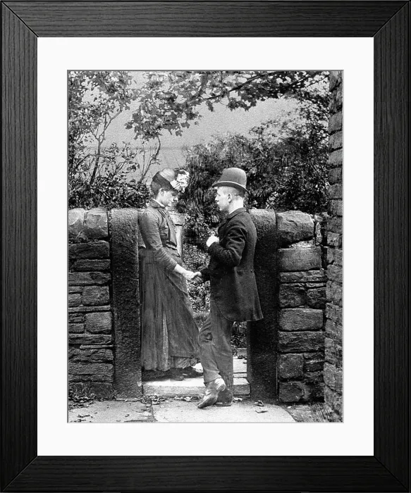 Framed Print : Victorian Sweethearts Framed Print : Victorian Sweethearts
