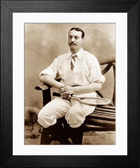 Framed Print : E W Lewis, Tennis player Framed Print : E W Lewis, Tennis player