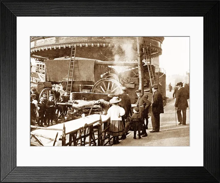 Framed Print : Ox Roast, Village Fair Framed Print : Ox Roast, Village Fair