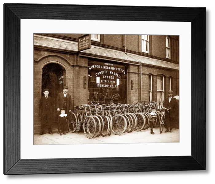 Framed Print : Bicycle shop Framed Print : Bicycle shop
