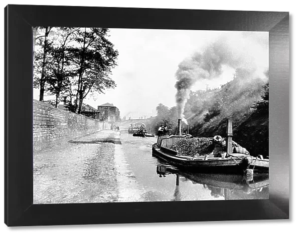 Leeds and Liverpool Canal Steam Barge early 1900s