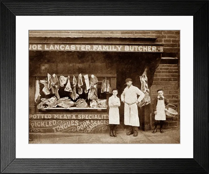 Framed Print : Butchers shop Framed Print : Butchers shop