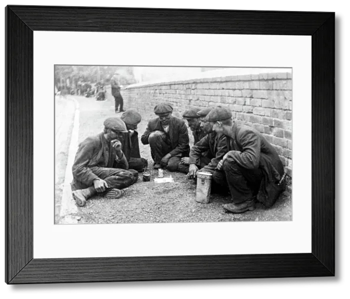 Framed Print : Coal Mining Reckoning Up early 1900s Framed Print : Coal Mining Reckoning Up early 1900s