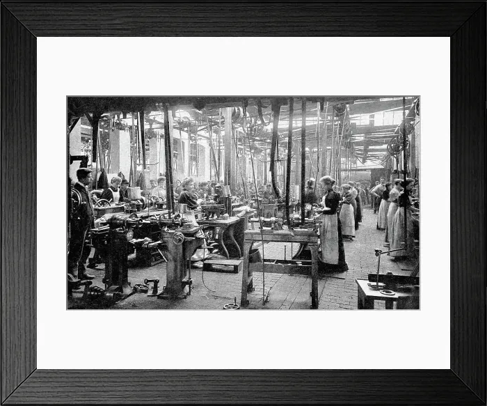 Framed Print : Bicycle factory in Coventry Framed Print : Bicycle factory in Coventry