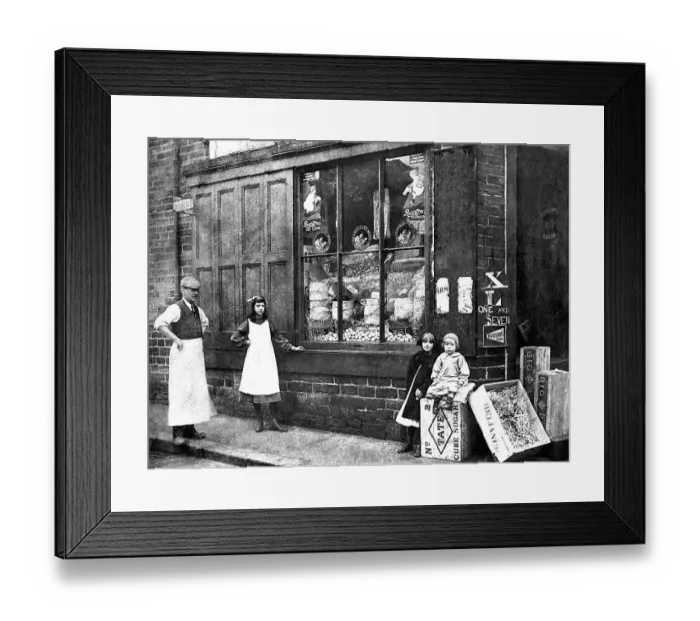 Framed Print : Corner Shop Framed Print : Corner Shop