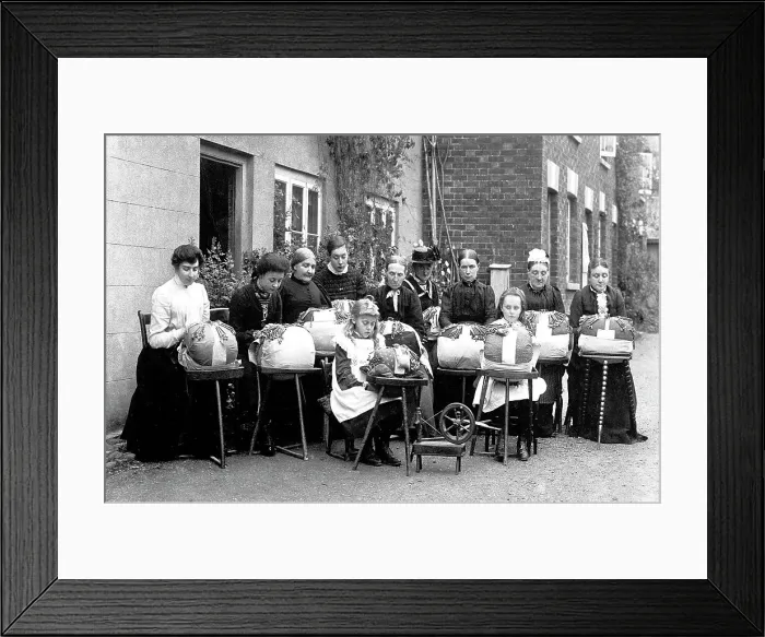 Framed Print : Lace Making Framed Print : Lace Making