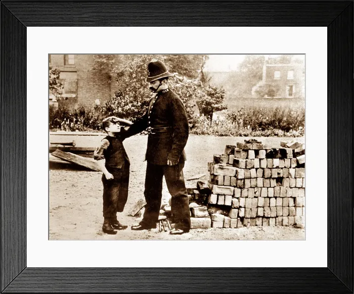 Framed Print : Policeman Date: circa 1900s