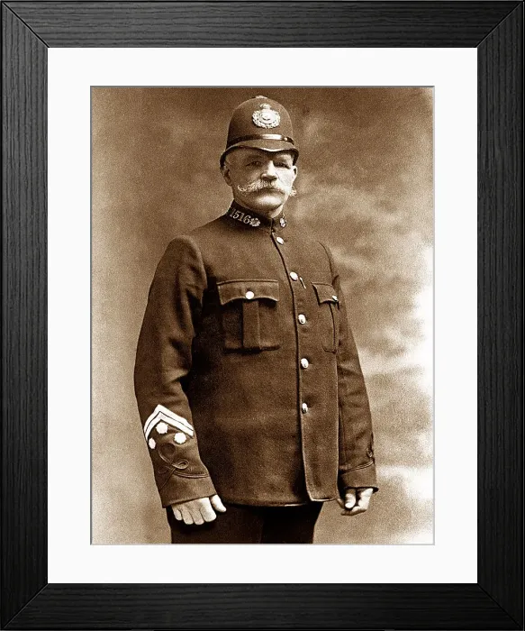 Framed Print : Policeman Date: circa 1900s Framed Print : Policeman Date: circa 1900s