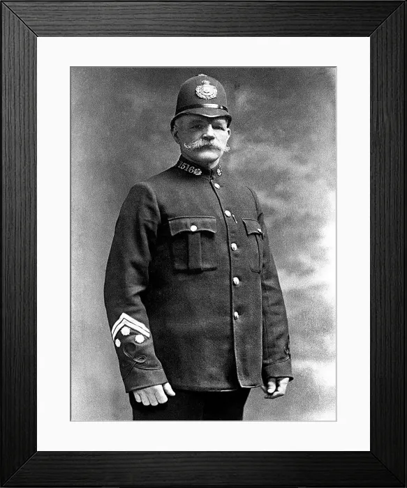Framed Print : Policeman early 1900s Framed Print : Policeman early 1900s