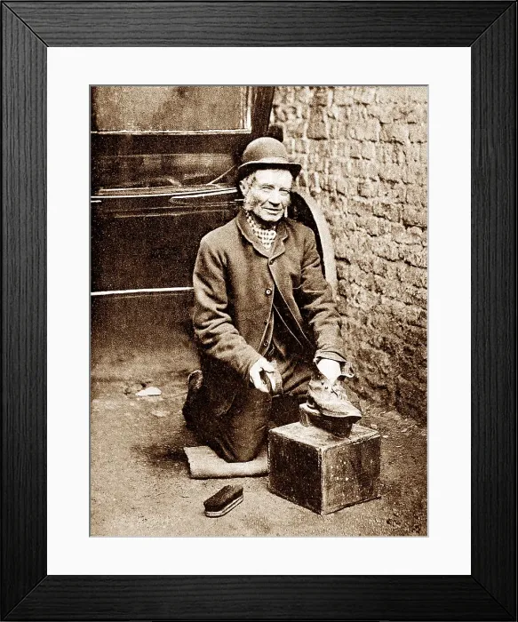 Framed Print : Shoe black Framed Print : Shoe black